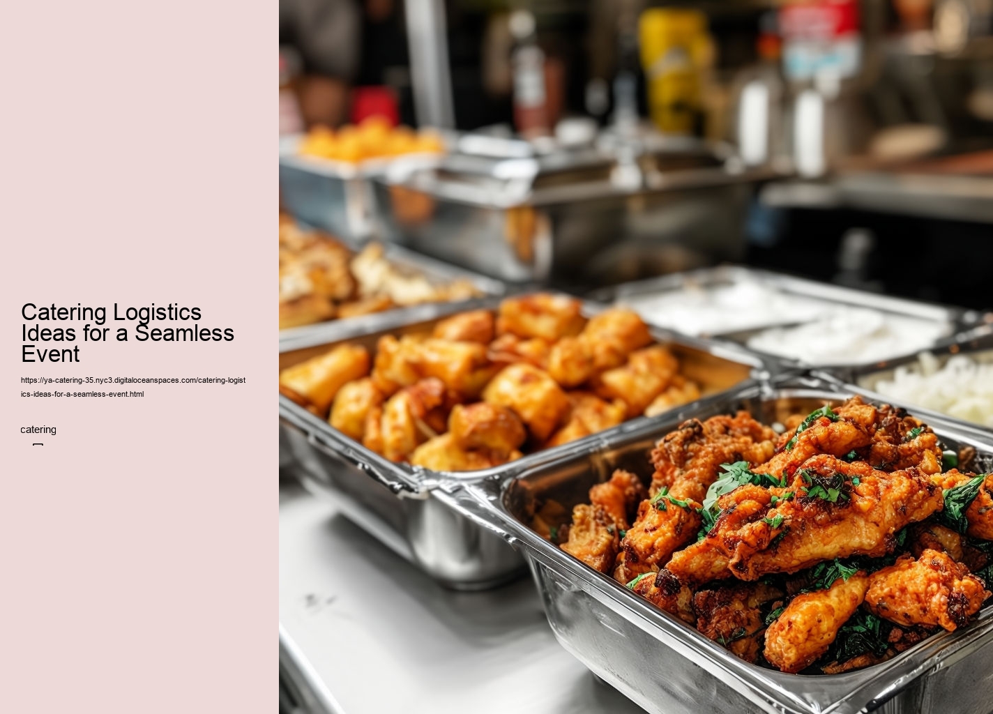 Catering Logistics Ideas for a Seamless Event