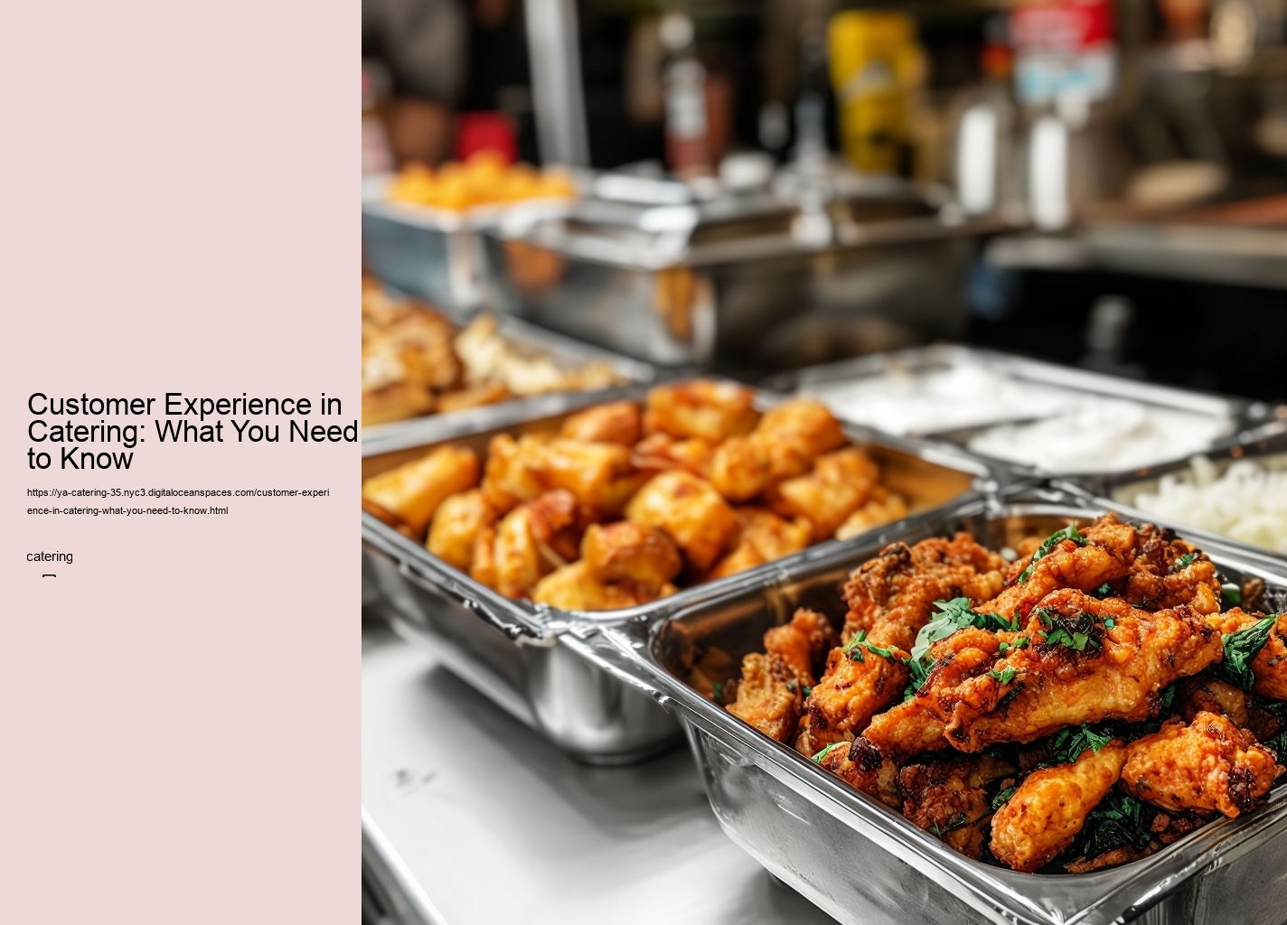 Customer Experience in Catering: What You Need to Know