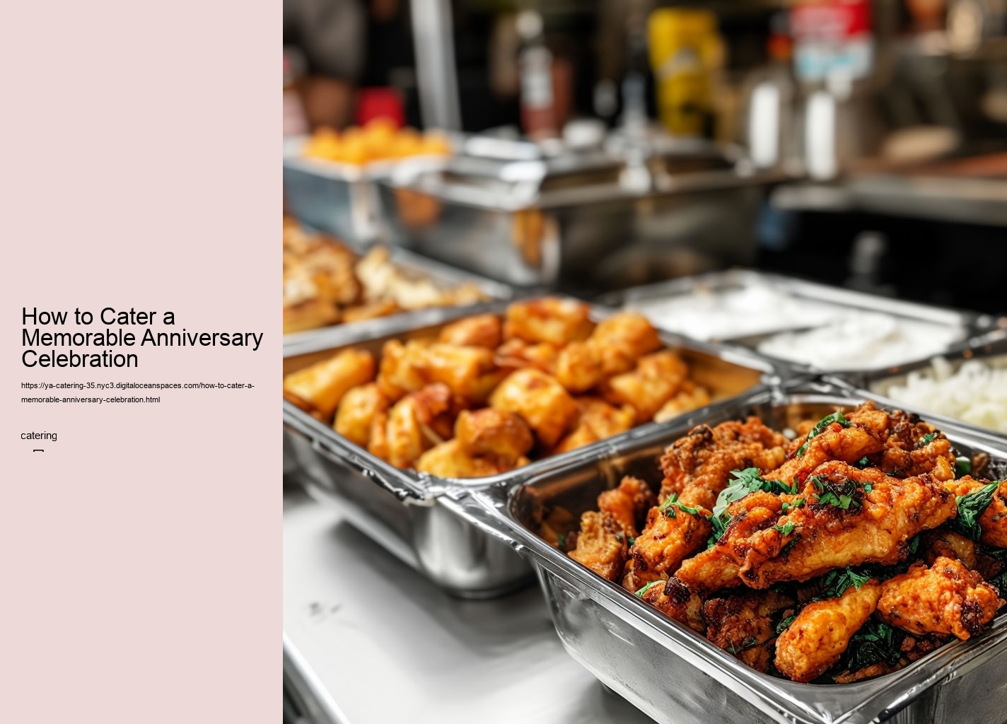 How to Cater a Memorable Anniversary Celebration