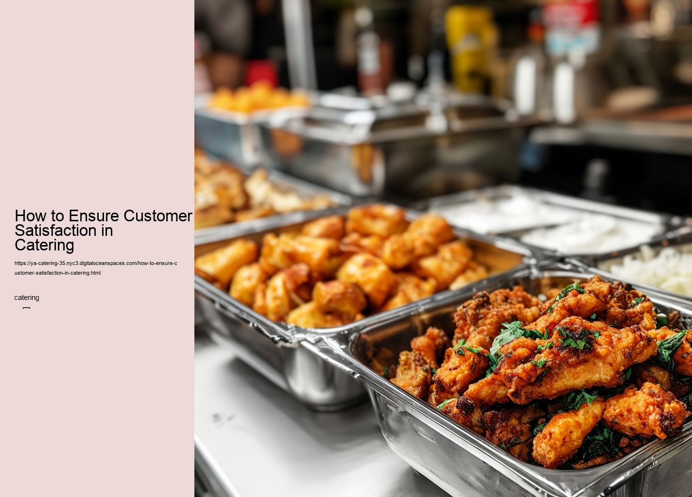 How to Ensure Customer Satisfaction in Catering